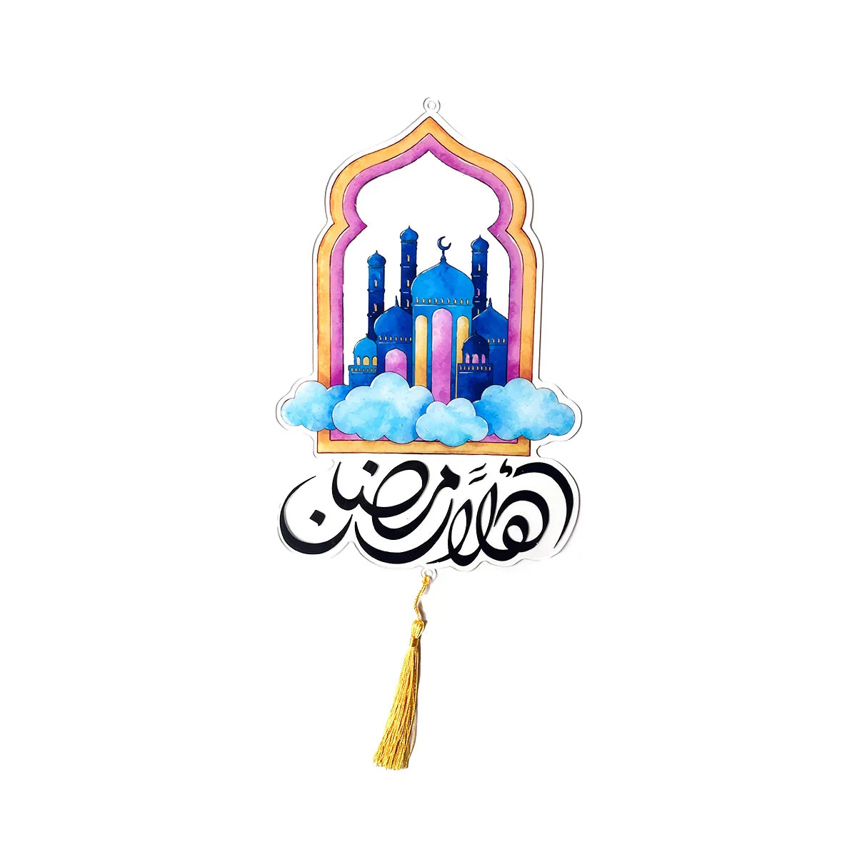 RAMADAN HANGING DECORATION 30*19.5CM ACRYLIC