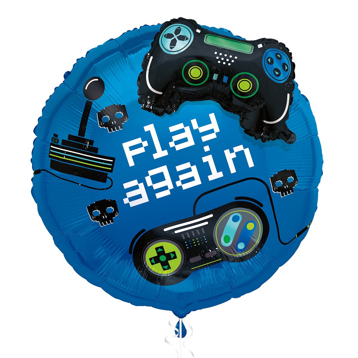 Gamer Balloon Kit - 2 Foil Balloons Creates 1 Jumbo 3D Balloon 63.5cm (25")