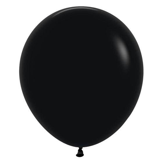 Fasion Black 45cm/18" 6 Pack Sempertex