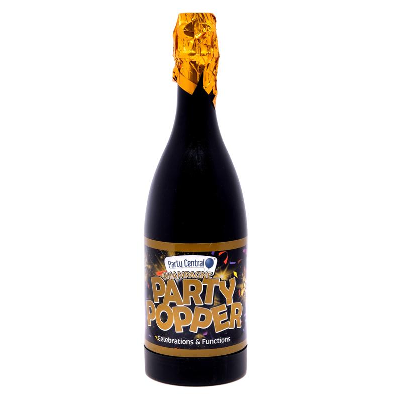 Party Popper Champagne Bottle 30cm 1pc