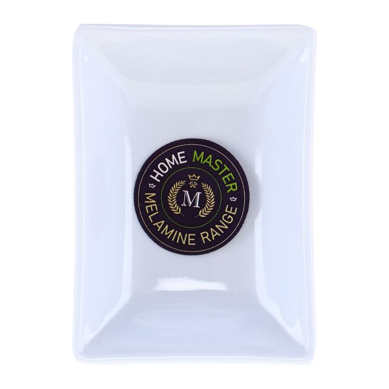 Melamine Sauce Dish Rectangular 8.5cm x 6cm x 2.5cm - White