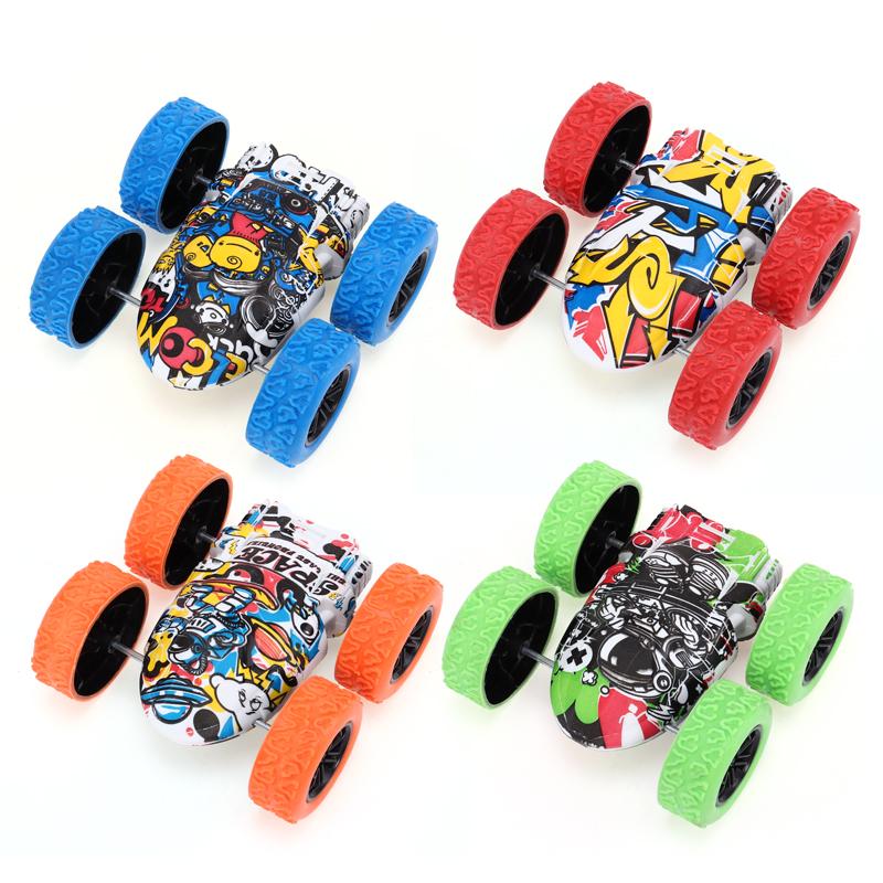 Friction Stunt Car - 4 Assorted Colours 1pc