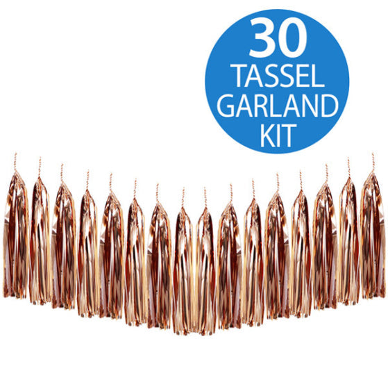 TASSEL GARLAND ROSE GOLD METAL