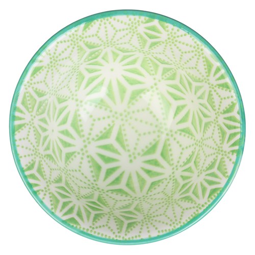MOROCCAN DECO CERAMIC SERVING BOWL 8.5CM 12 ASSTD 1pc