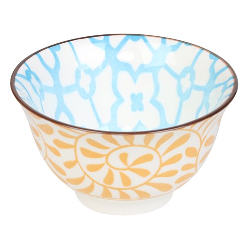MOROCCAN DECO CERAMIC SERVING BOWL 8.5CM 12 ASSTD 1pc