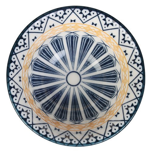 MOROCCAN DECO CERAMIC SERVING BOWL 8.5CM 12 ASSTD 1pc