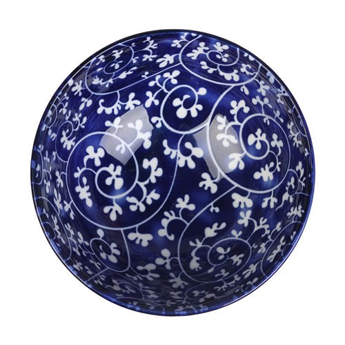 MOROCCAN DECO CERAMIC RICE BOWL 11.5X6CM 12 ASSTD 1pc