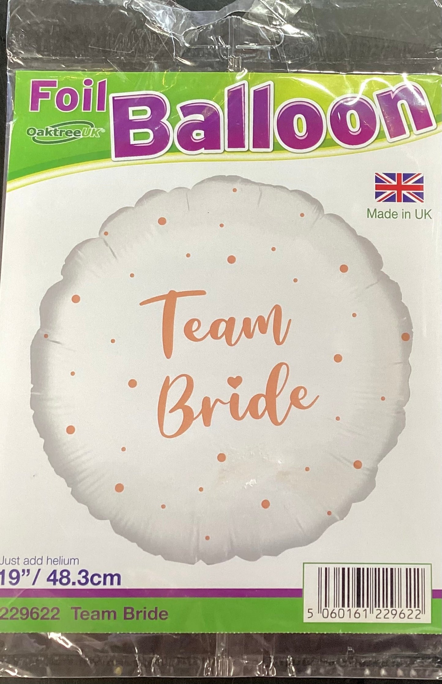 Team Bride Foil Ballon