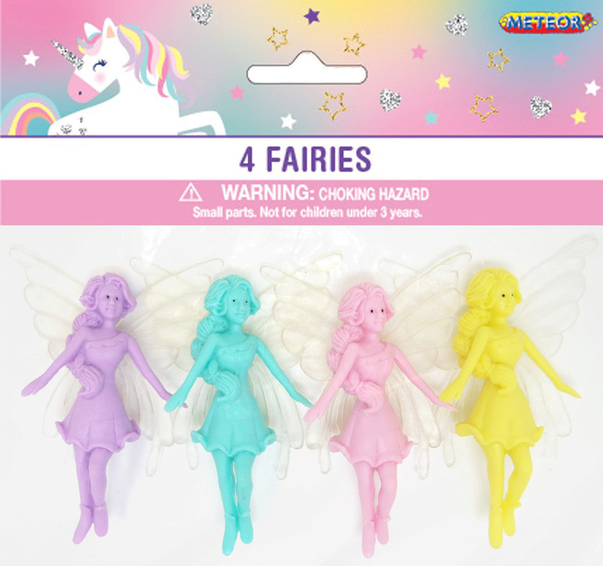 4 FAIRIES Kids favor Toys NIS Packaging & Party Supply