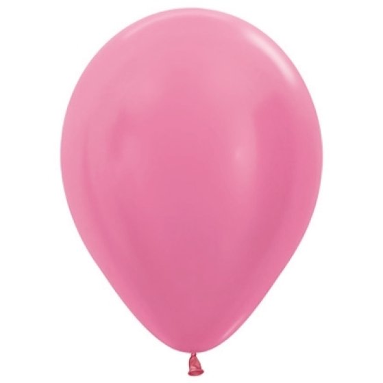 SEMPERTEX 30CM SATIN PEARL FUCHSIA Latex Balloons, 25PK