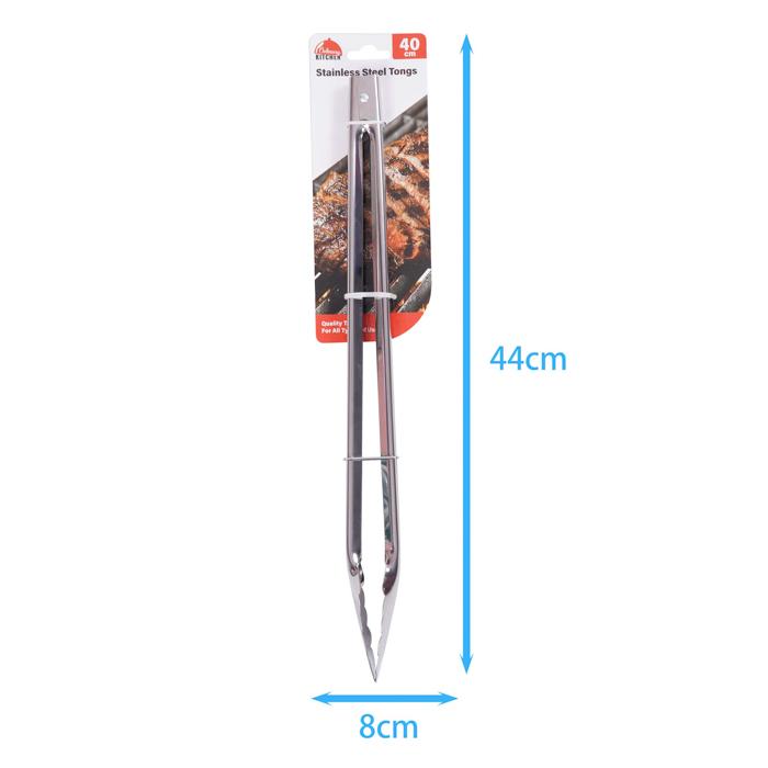 Tongs Stainless Steel 40cm 1pc
