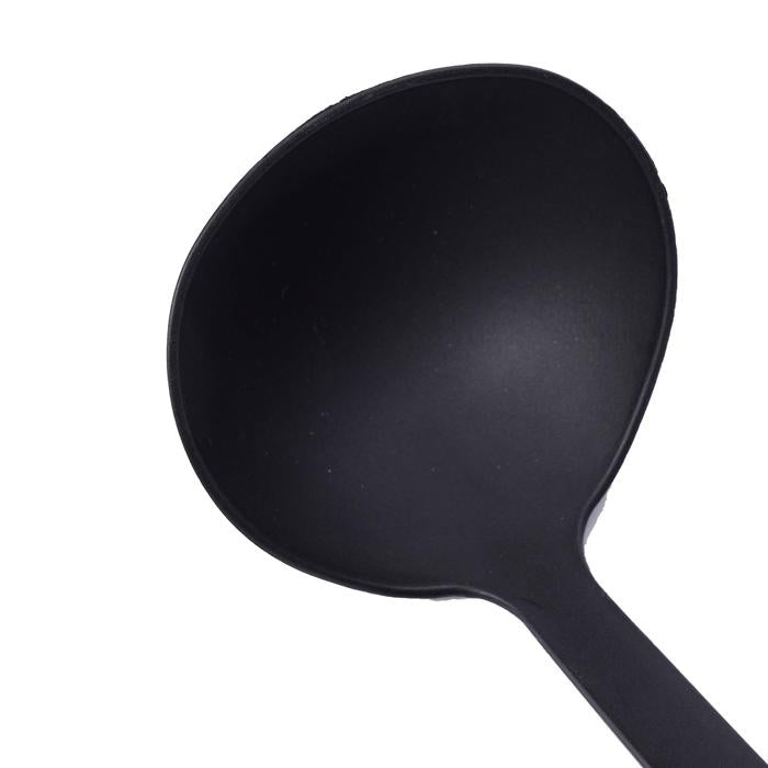 Nylon Soup Ladle Black 1pc