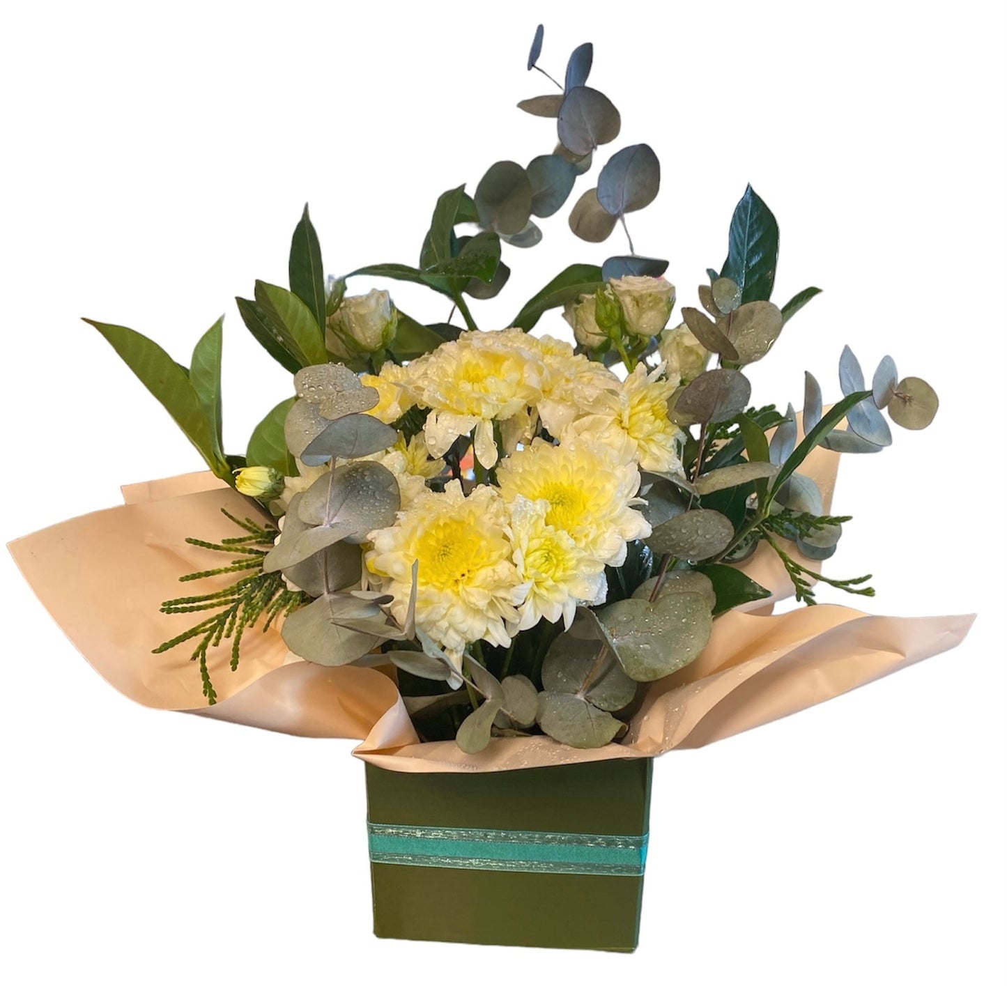 Green & White combination Bouquet