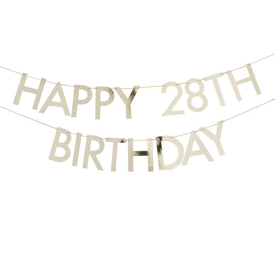 MIX IT UP BANNER BRIGHTS MILESTONE Gold