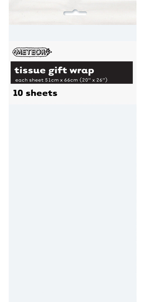 10 TISSUE SHEETS - WHITE