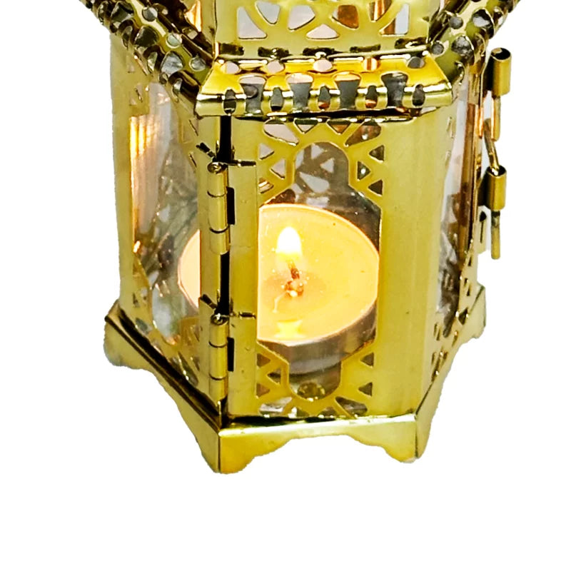 Ramadan Candle Holder – Gold 6*7*7cm 1pc