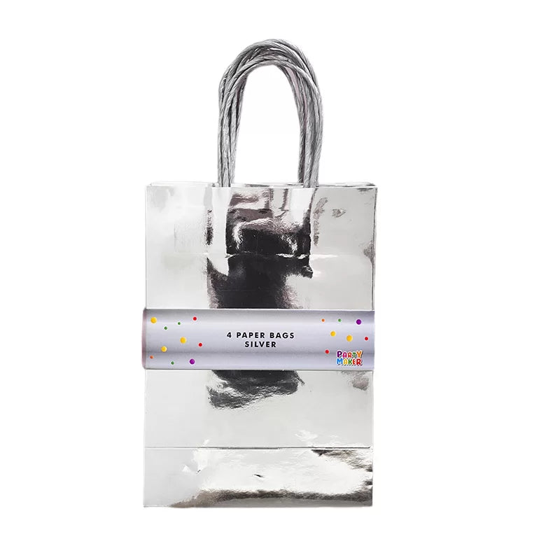 PAPER BAG – SILVER 4PK