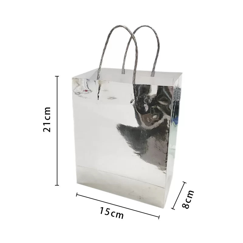 PAPER BAG – SILVER 4PK