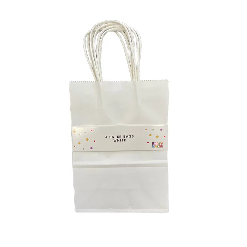 PAPER BAG – WHITE 4PK