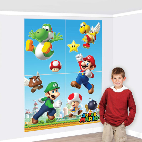 Super Mario Brothers Scene Setter 70cm x 101cm