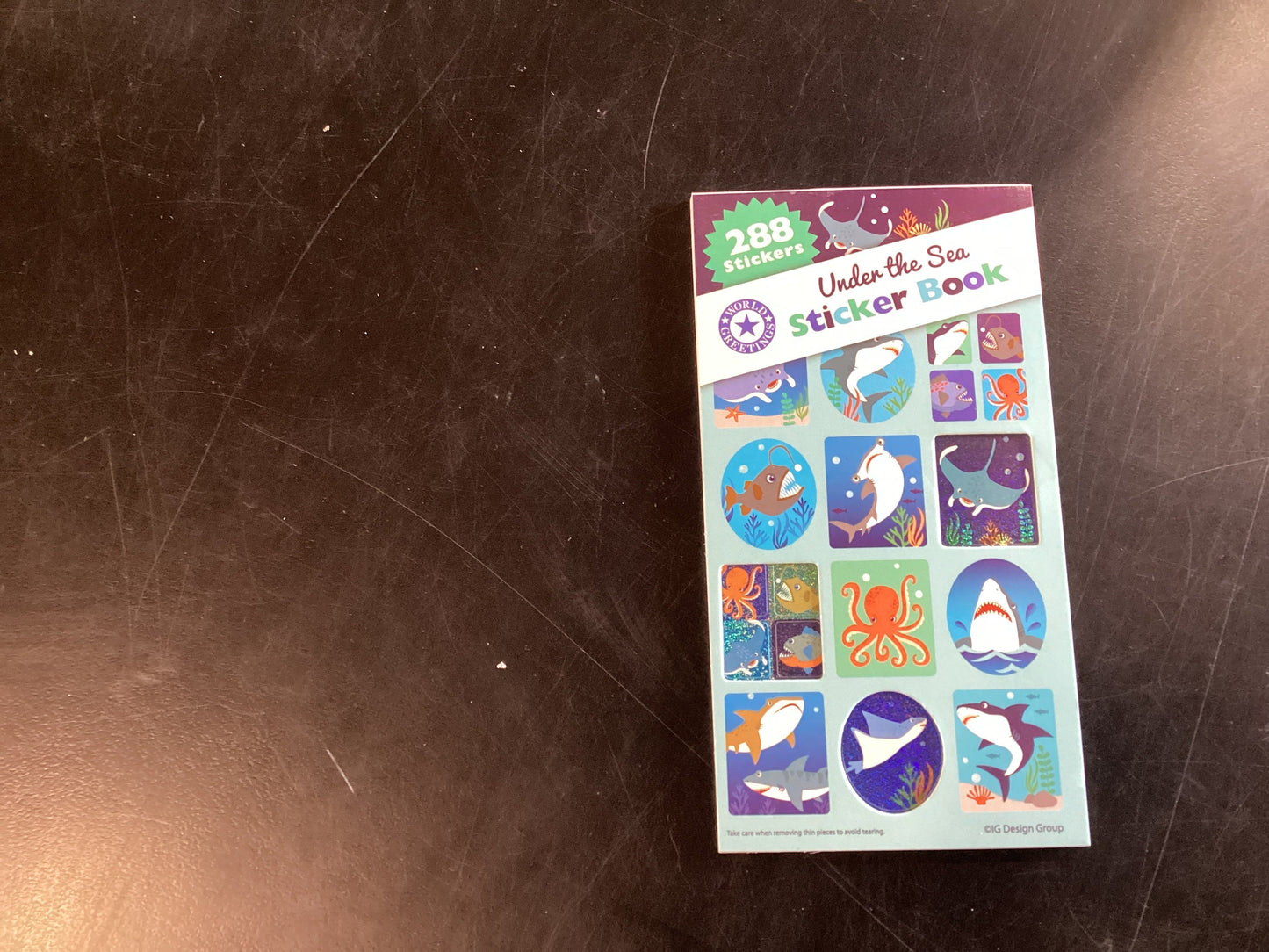 Under the sea sticker box