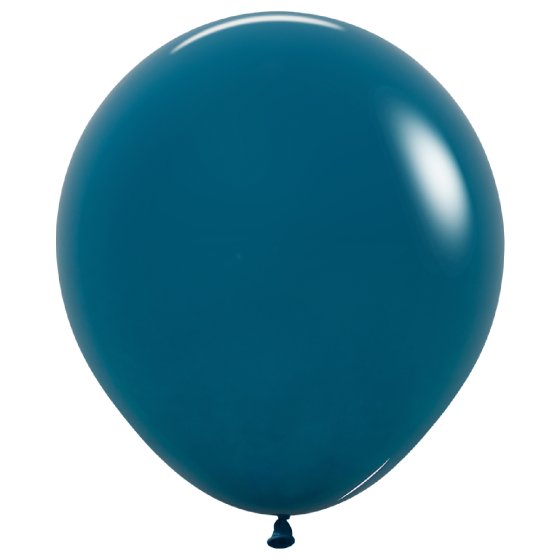 SEMPERTEX 45CM FASHION DEEP TEAL LATEX BALLOONS 6PK