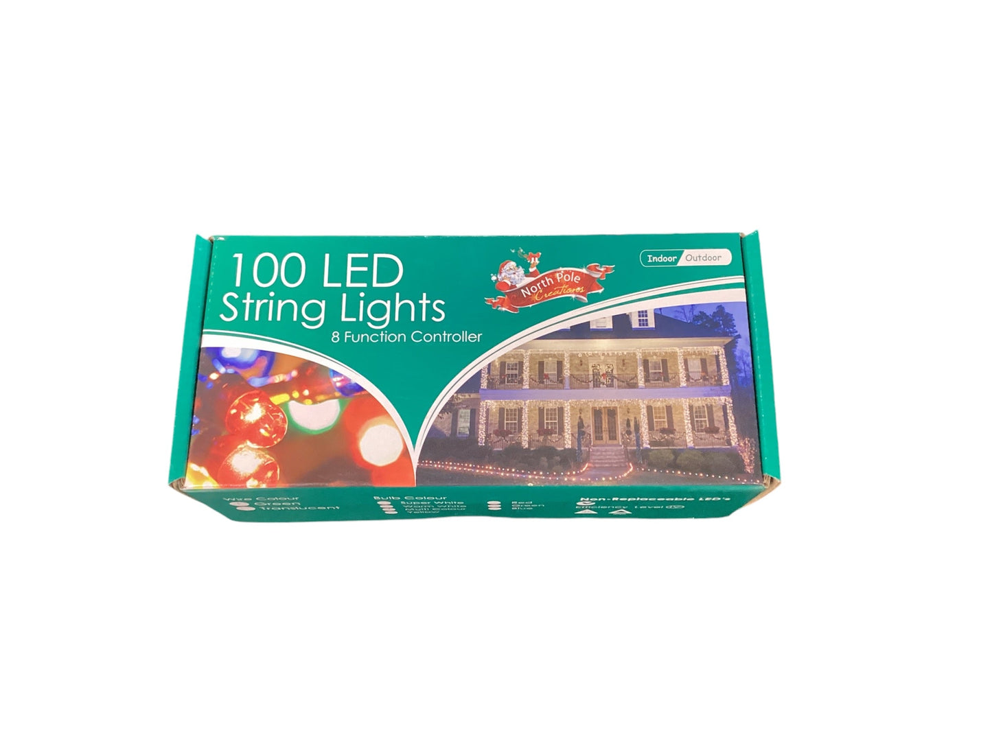 100 LED String Lights 8 Function Controller- Multi Color 10mt