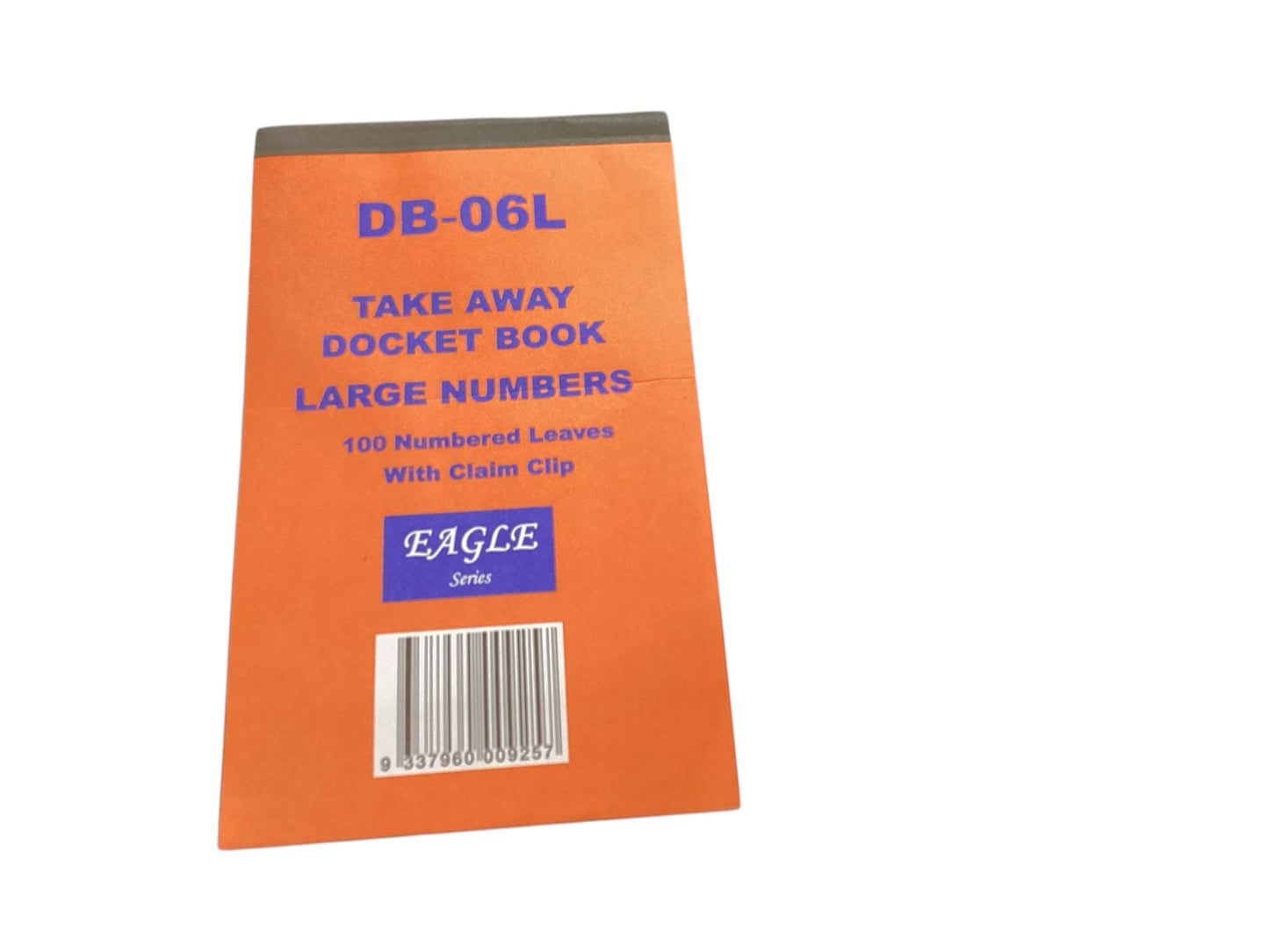 Take Away Docket Book Large Numbers 100pk