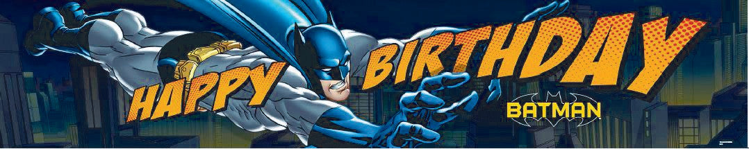 Batman Plastic Banner NIS Packaging & Party Supply