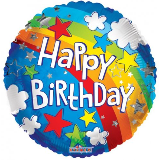 Buy Birthday Rainbow Round Foil Balloon (45cm) at NIS Packaging & Party Supply Brisbane, Logan, Gold Coast, Sydney, Melbourne, Australia