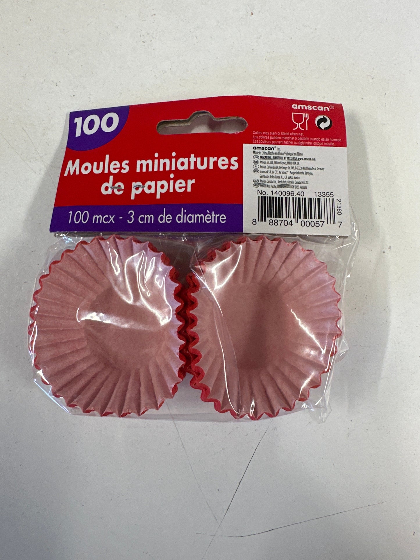 Mini baking cups 100 pk