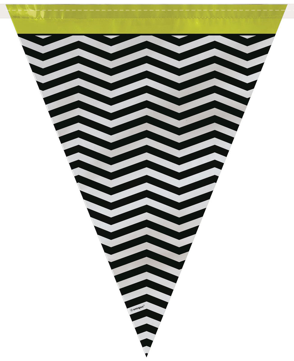 DESIGNER Flag Banner 3.65M (12') NIS Packaging & Party Supply