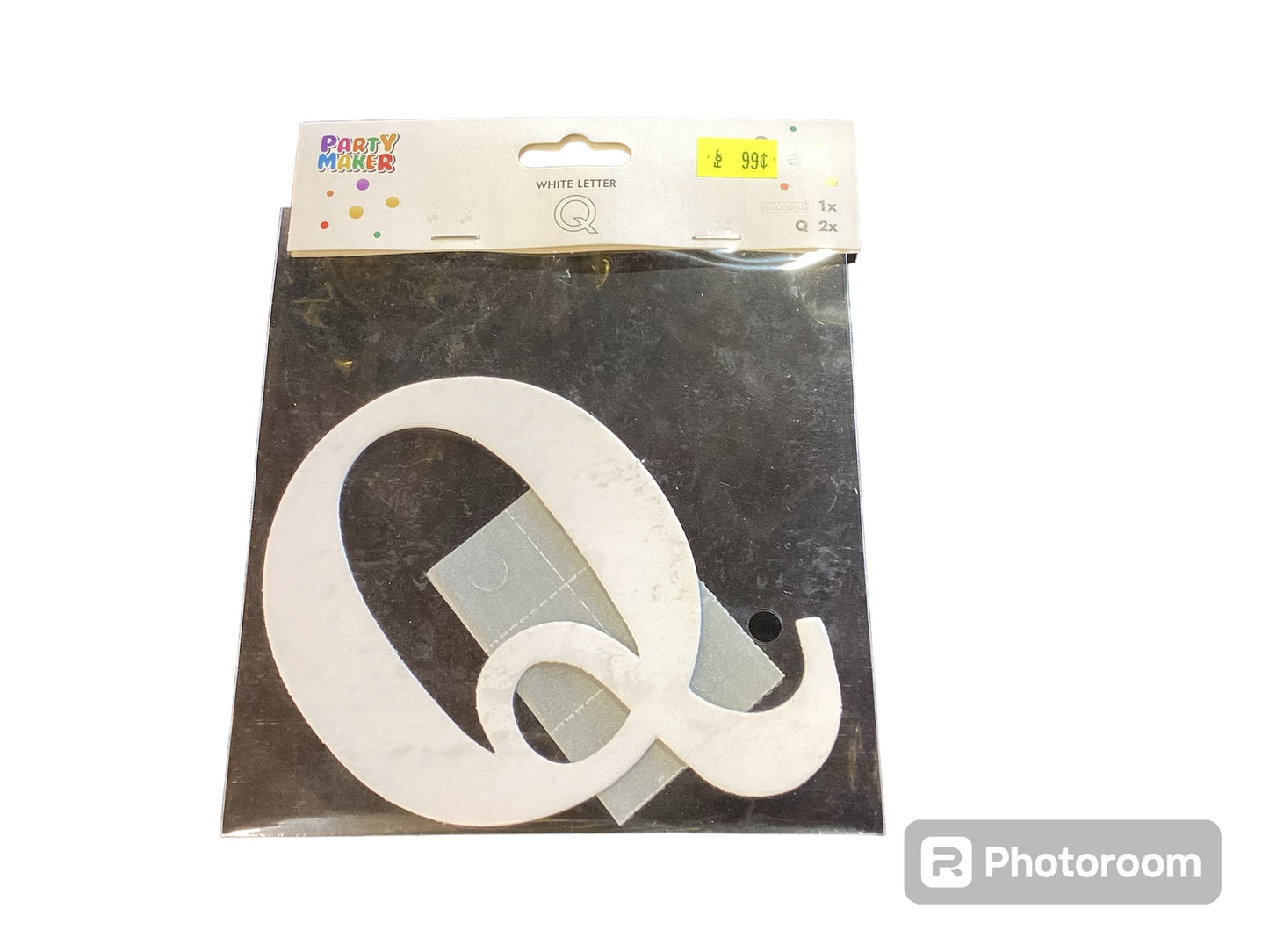 Letter Q 2 pcs