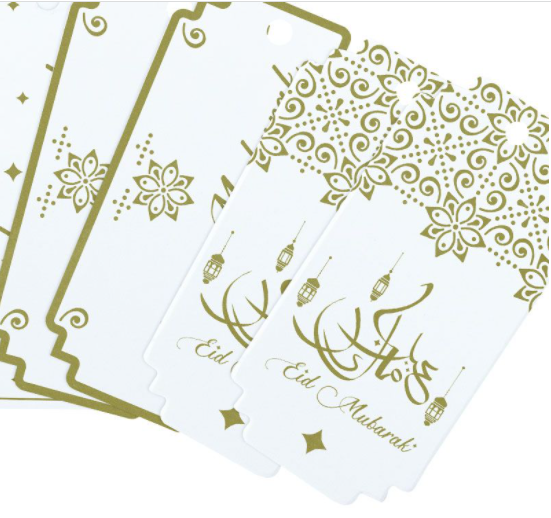 Buy EID MUBARAK Tags at NIS Packaging & Party Supply Brisbane, Logan, Gold Coast, Sydney, Melbourne, Australia