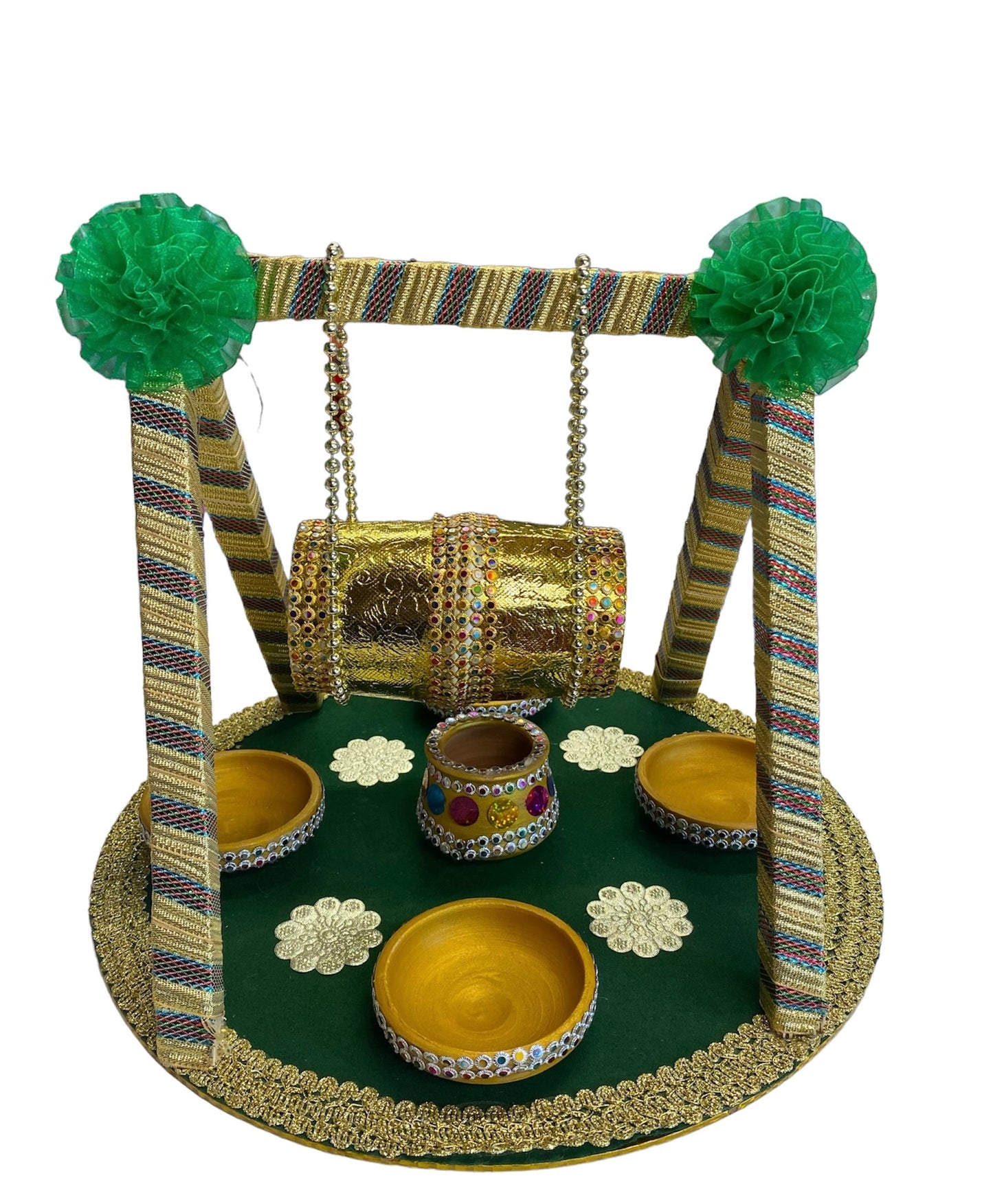 Wedding Decoration Handmade Dholki set 1pc