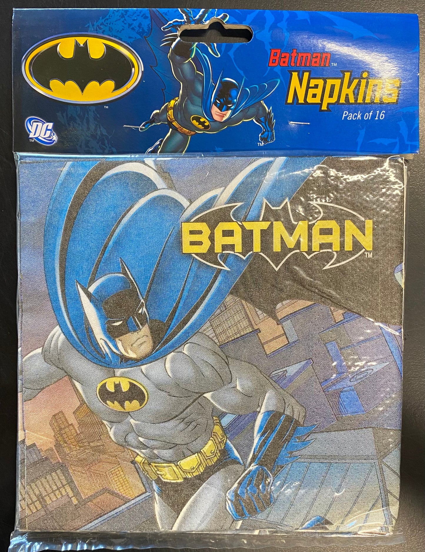 Batman Paper Lunch Napkins 16pk