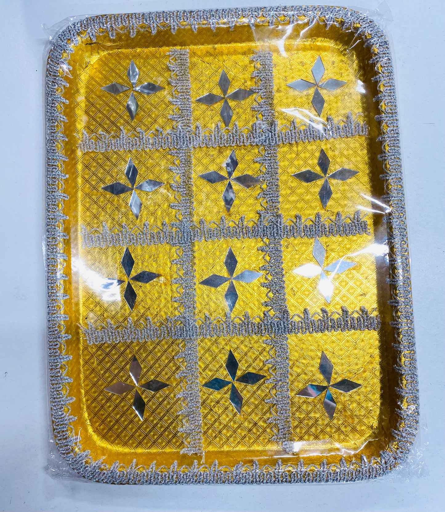 Wedding Decoration Large Thali Handmade 39cm 1pc