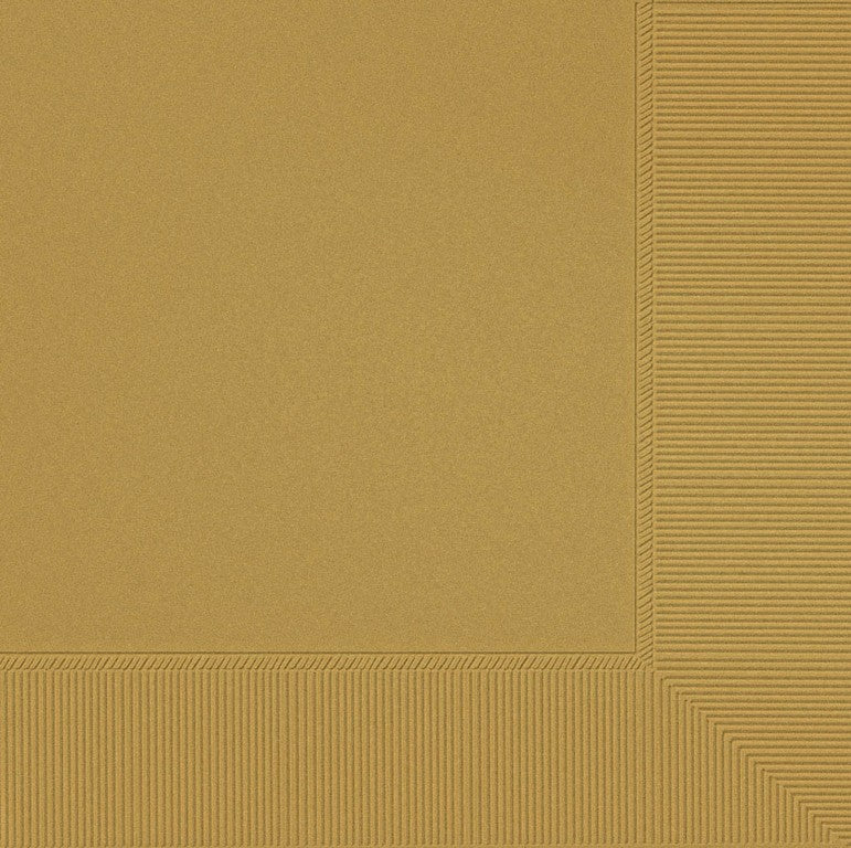 Gold Sparkle Beverage Napkins 20pk NIS Traders