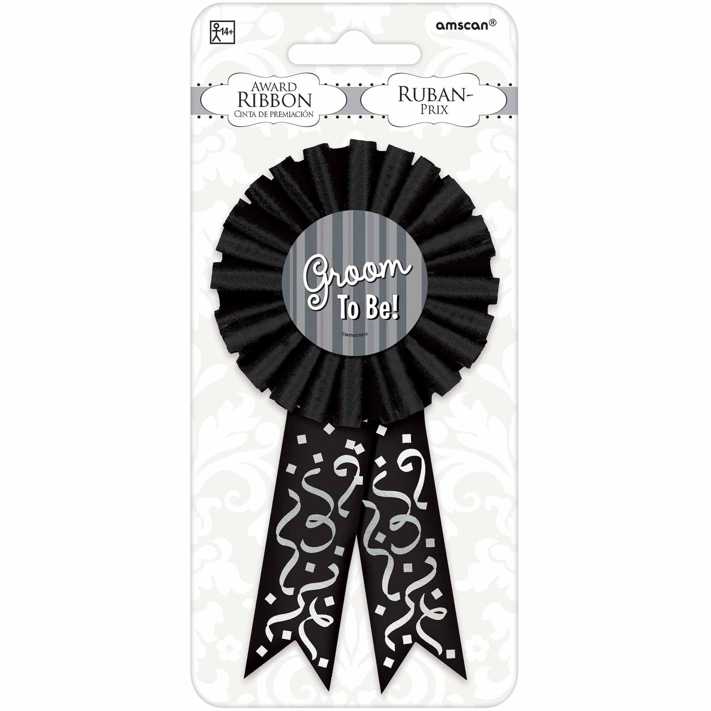 Groom To Be Award Ribbon Fabric NIS Traders