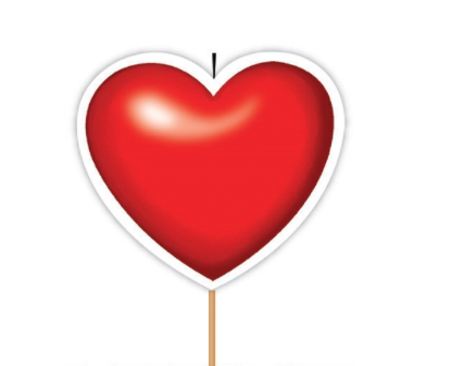 Heart Shape Red Candle NIS Traders