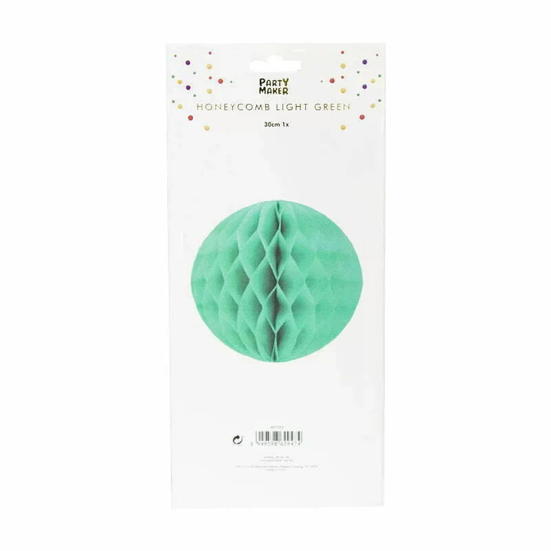 Honeycomb Decoration- Light Green 1pc 30cm NIS Traders