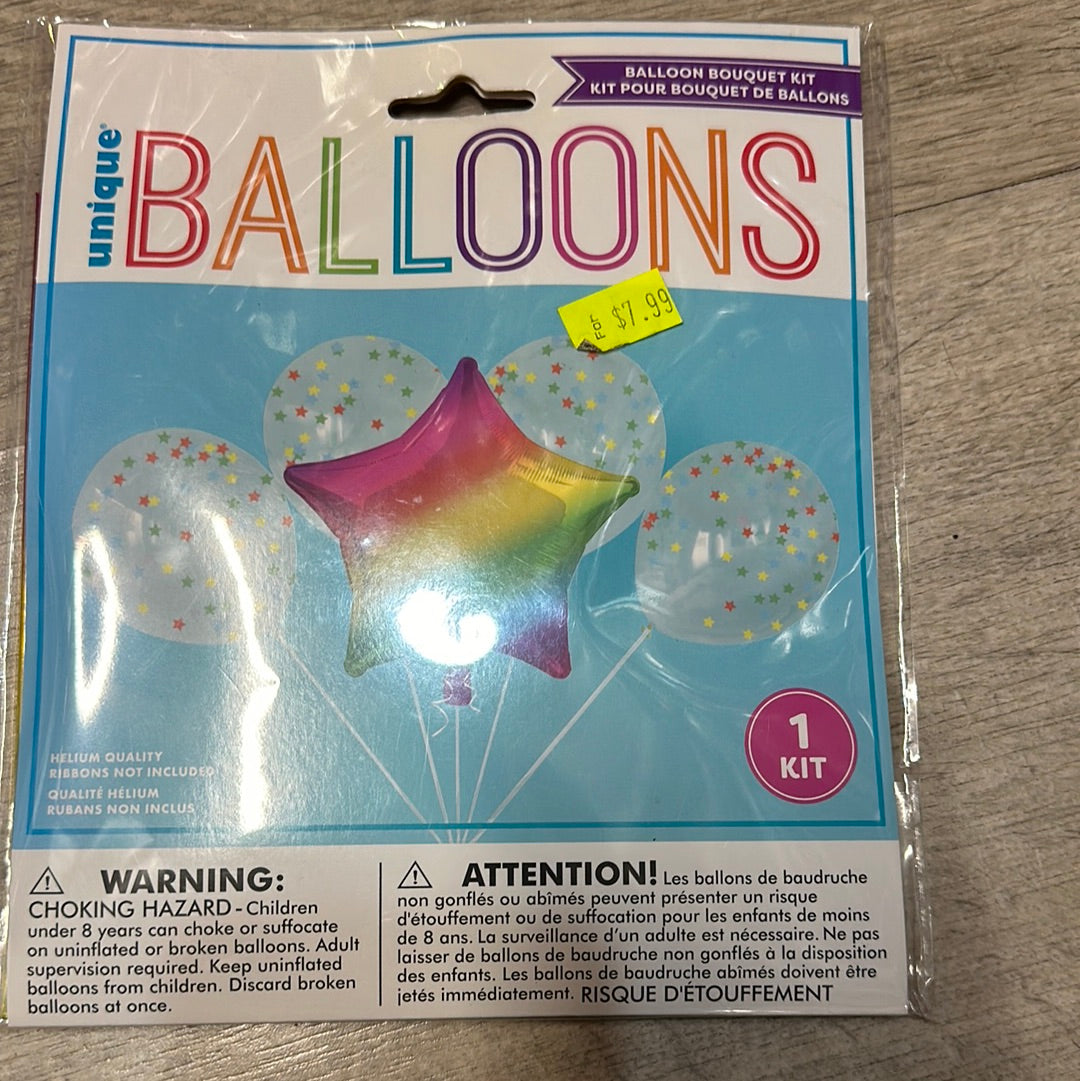 Rainbow Star Balloon Kit