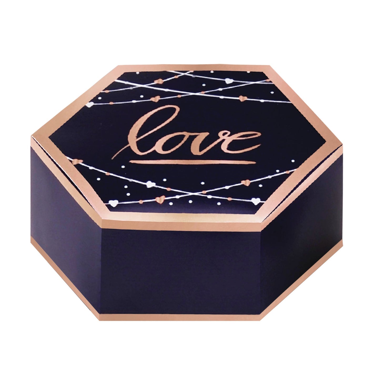 Navy Bride Favor Boxes Hot Stamped NIS Traders