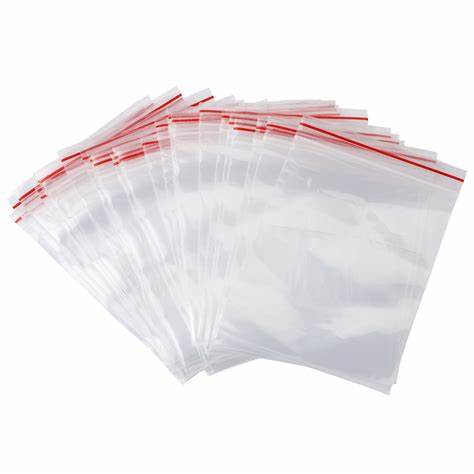 50μm Resealable Bags - 205mm×255mm (8×10”) 100pcs