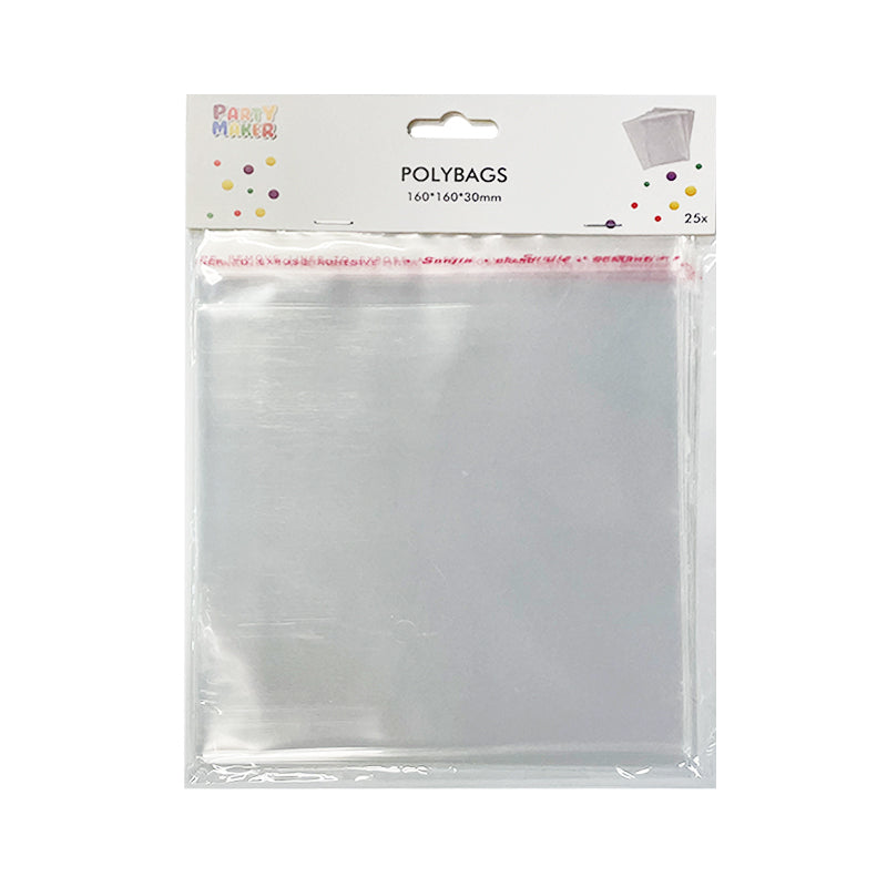 PEAL & SEAL POLYBAGS 120*170*30mm 25pk NIS Traders