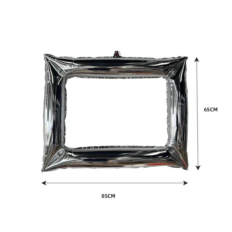 PHOTO FRAME FOIL BALLOON – SILVER NIS Traders