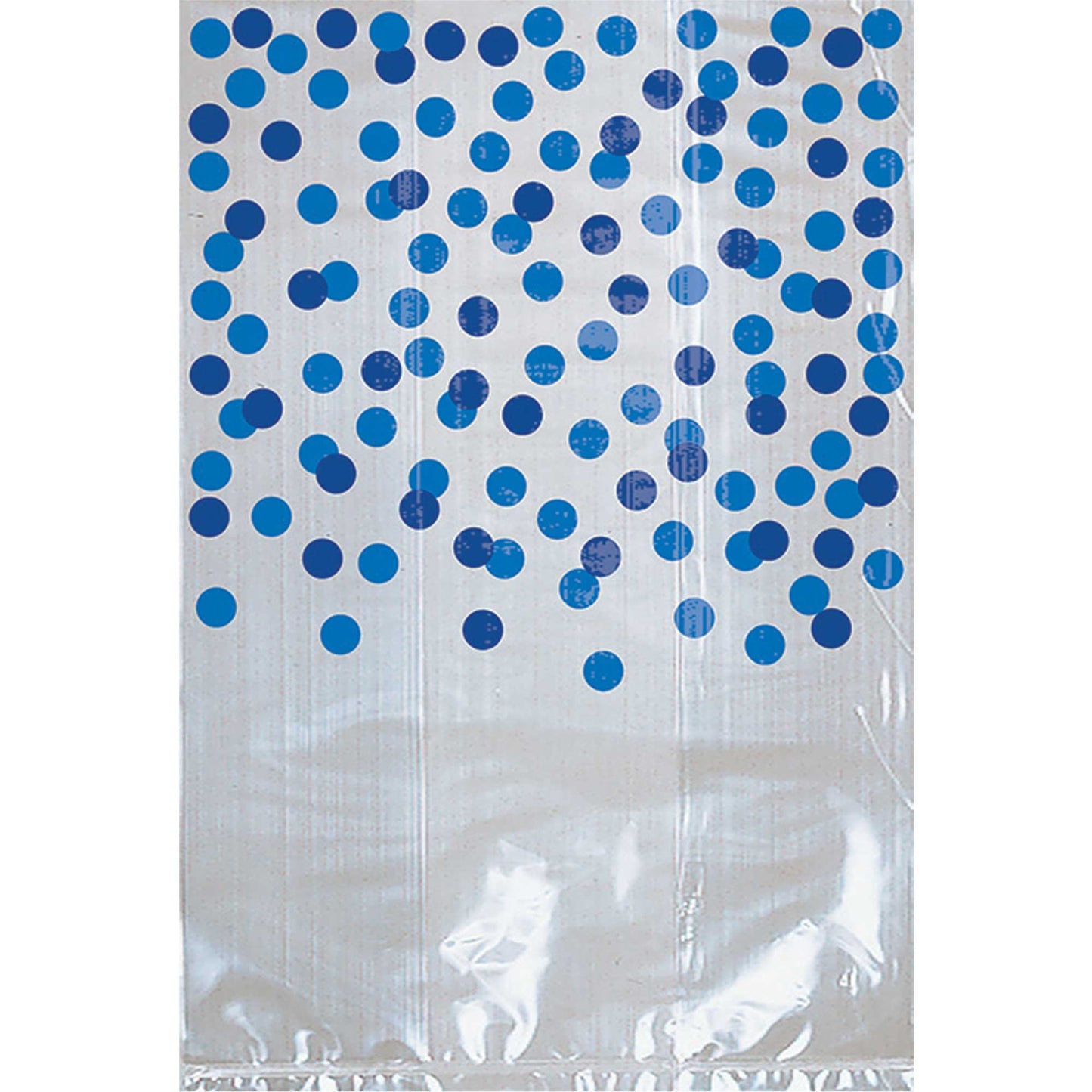 Party Cello Bags & Royal Blue Dots 25pk NIS Traders