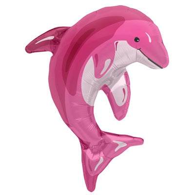Buy Pink Dolphin Foil Balloon at NIS Packaging & Party Supply Brisbane, Logan, Gold Coast, Sydney, Melbourne, Australia