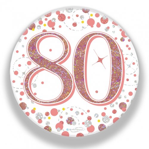 Rose Gold Badge #80 Sparkling Fizz 75mm NIS Traders