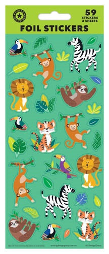SAFARI ANIMLS Sticker Book NIS Traders